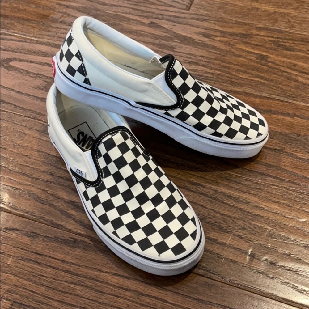 Vans - black checkered